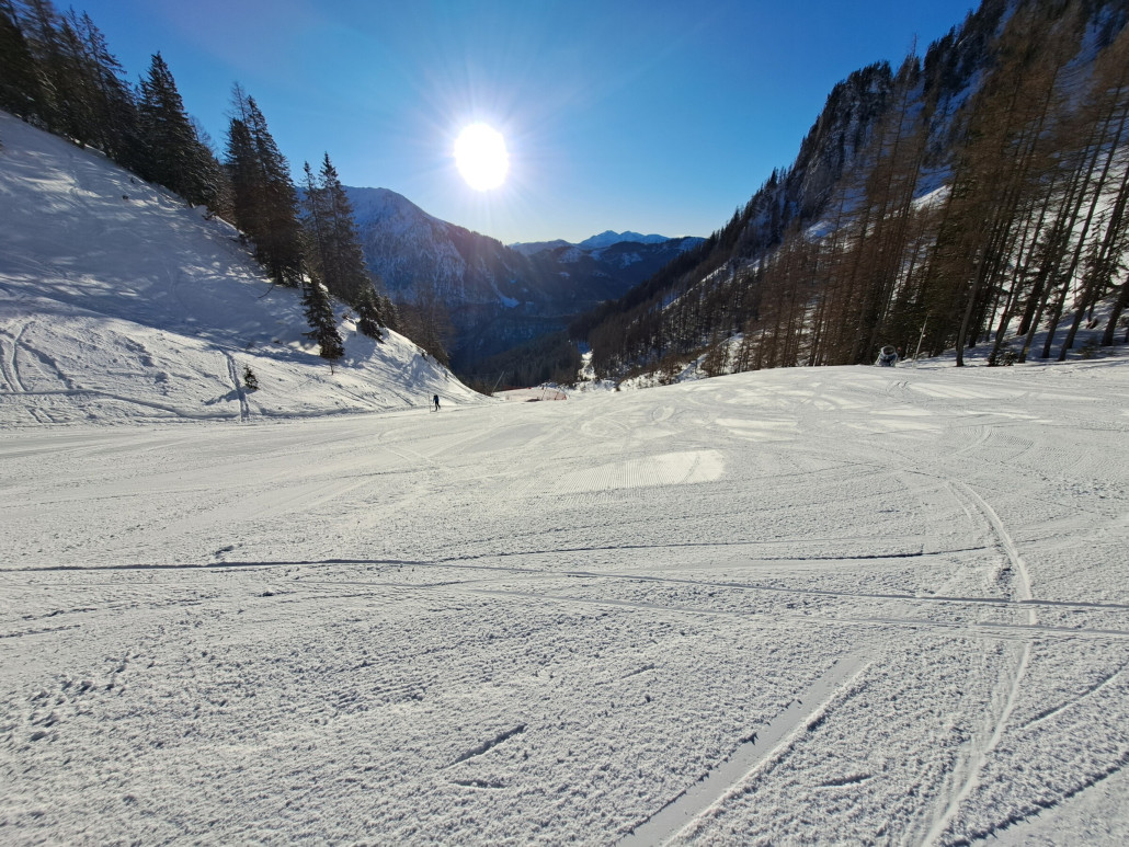 Wurzerabfahrt am Morgen