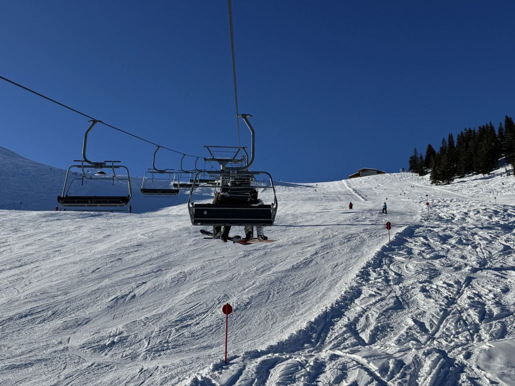 In der 4SB Talkaser. Die Piste dort immer top