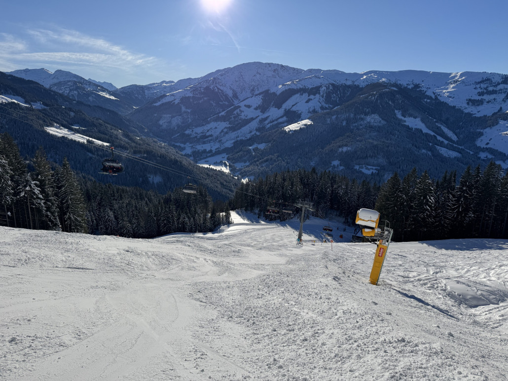 Der Schlusshang zur Fleidingbahn ca. 14 Uhr, top