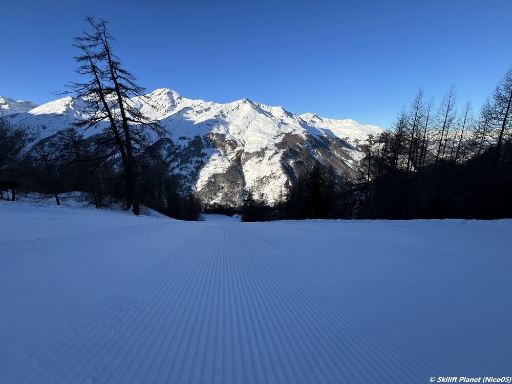 Schwarze Piste Le Tsaté, oben
