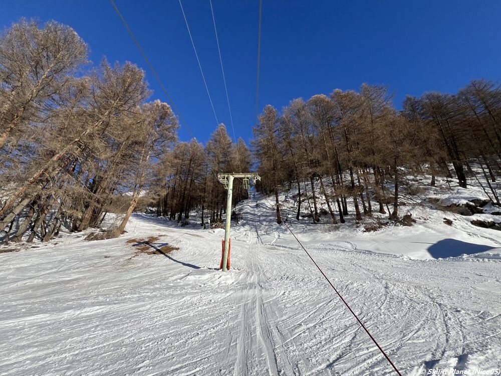 Schwarze Piste Le Tsaté, unten