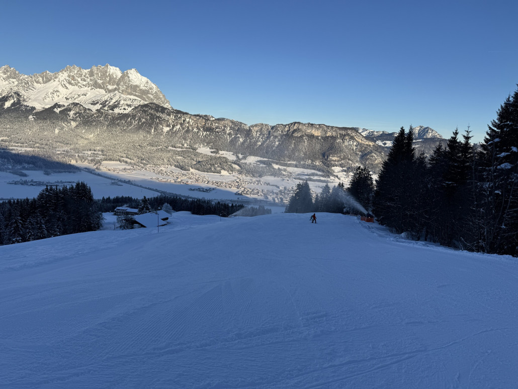 Talabfahrt zur Harschbichlbahn gut