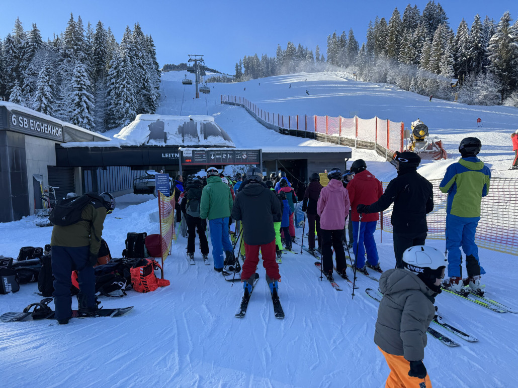 Wartezeiten am Eichenhof vormittags 1-3 Minuten