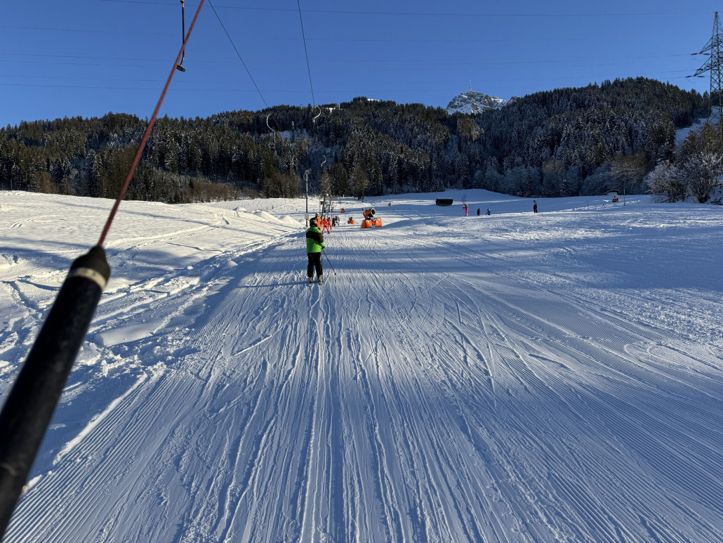 Der Tauwiesenlift, unsere letzte Fahrt