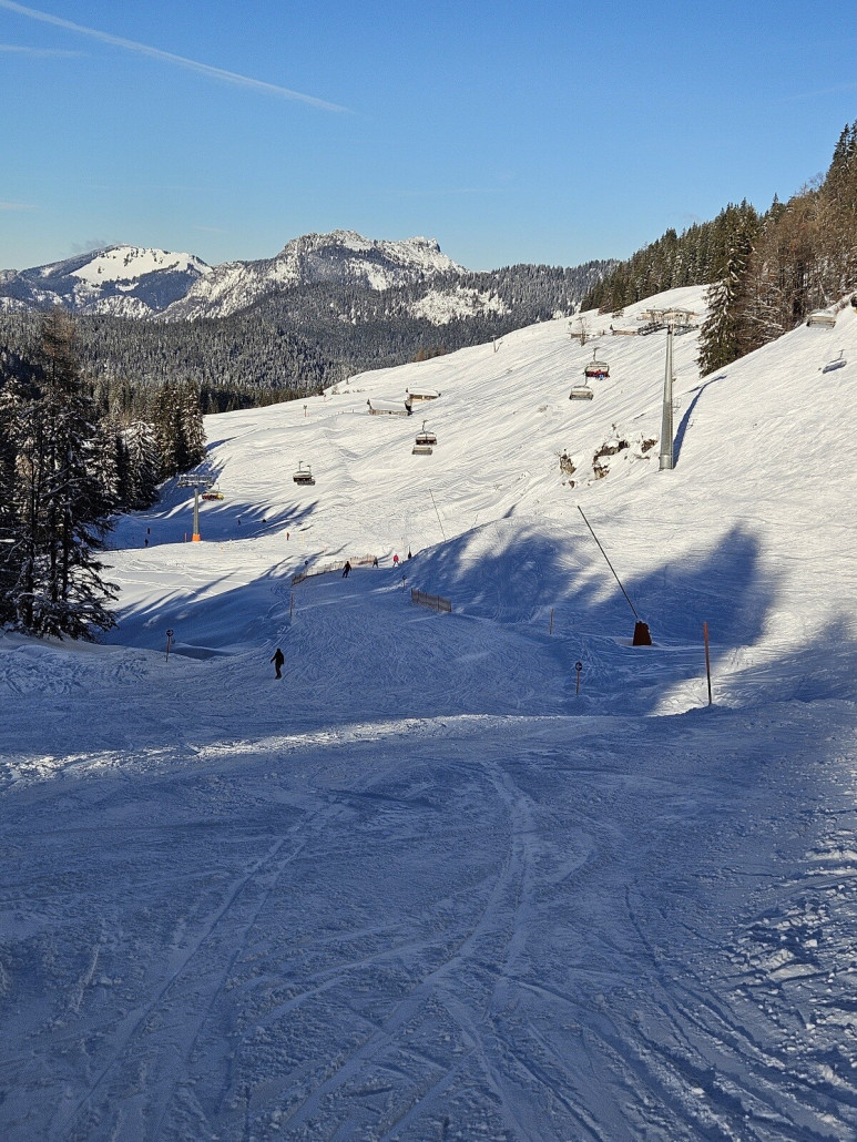 Das Schlußstück der 14 hin zur Kammerkörbahn