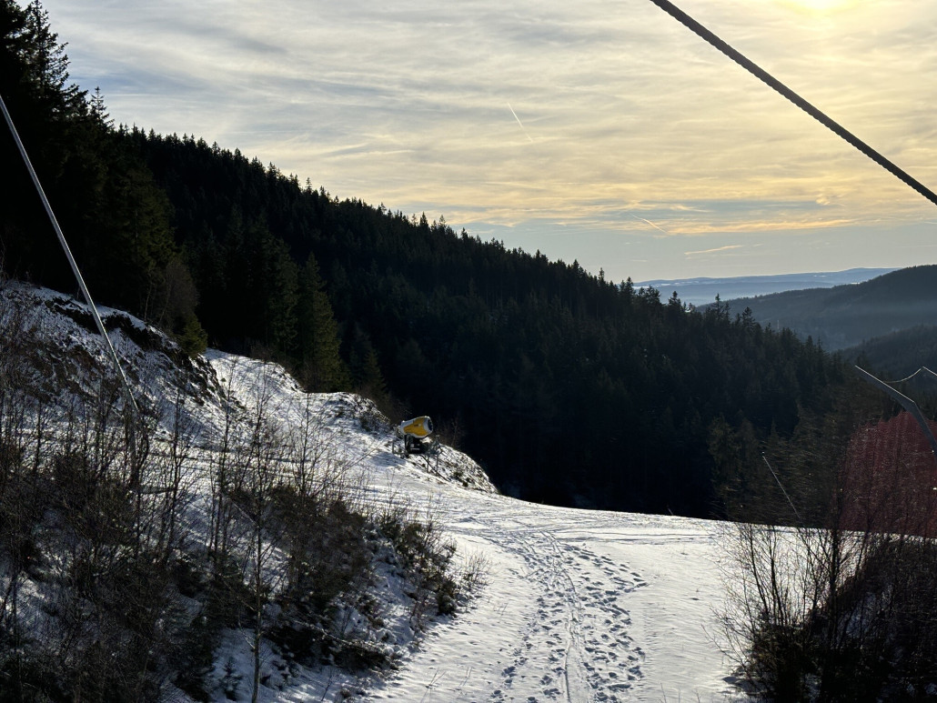 Mittelteil auch fast schneefrei