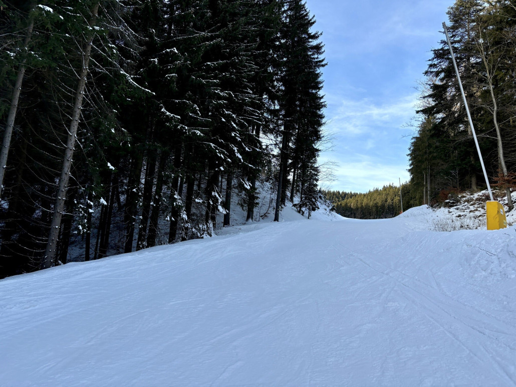 Start der unteren Ronde kurz nach dem Moserwirt etwas glatt