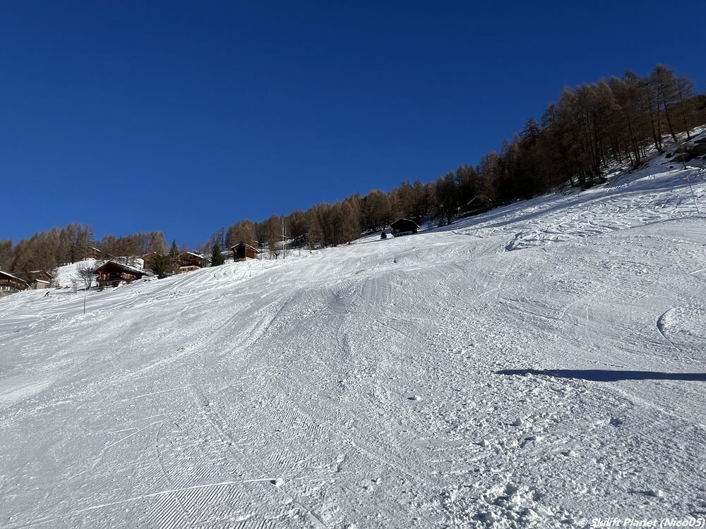 Blaue Piste La Forclaz