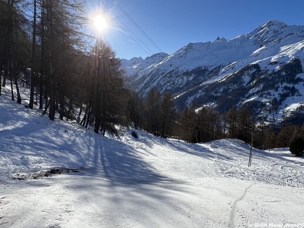 Untere Sektion der schwarze Piste