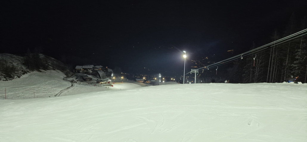 Blick auf das Tal mit Oberaudorf vom höchsten Punkt des Gebiets.