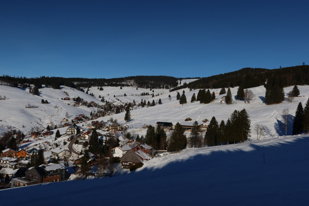 Blick Richtung Kapellenlift und Stübenwasenlift