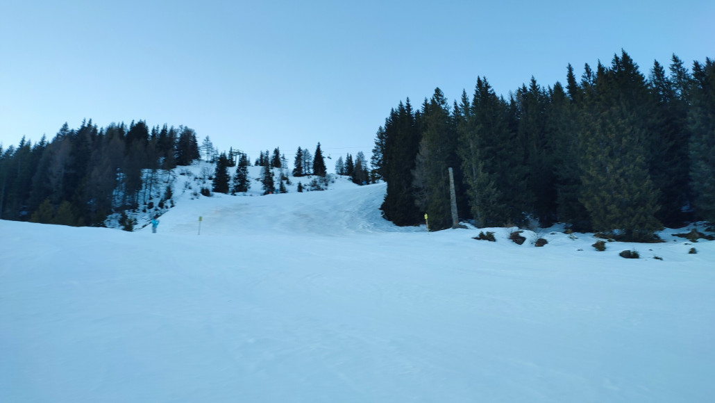 Talabfahrt abends. Der Dreck kam durch.
