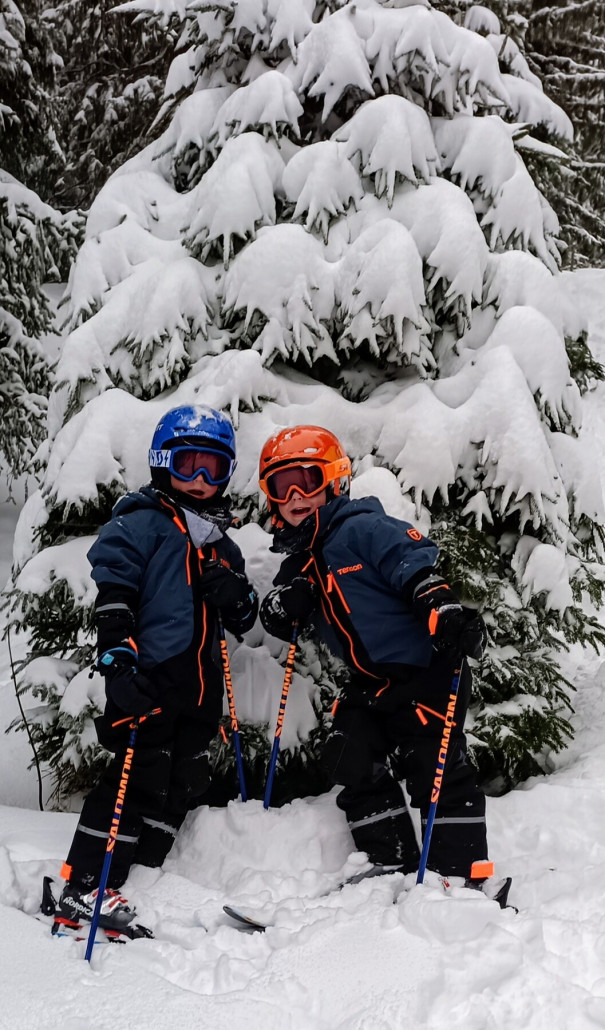 Neuschnee macht glücklich..... Ca 15 -25 cm Neuschnee.