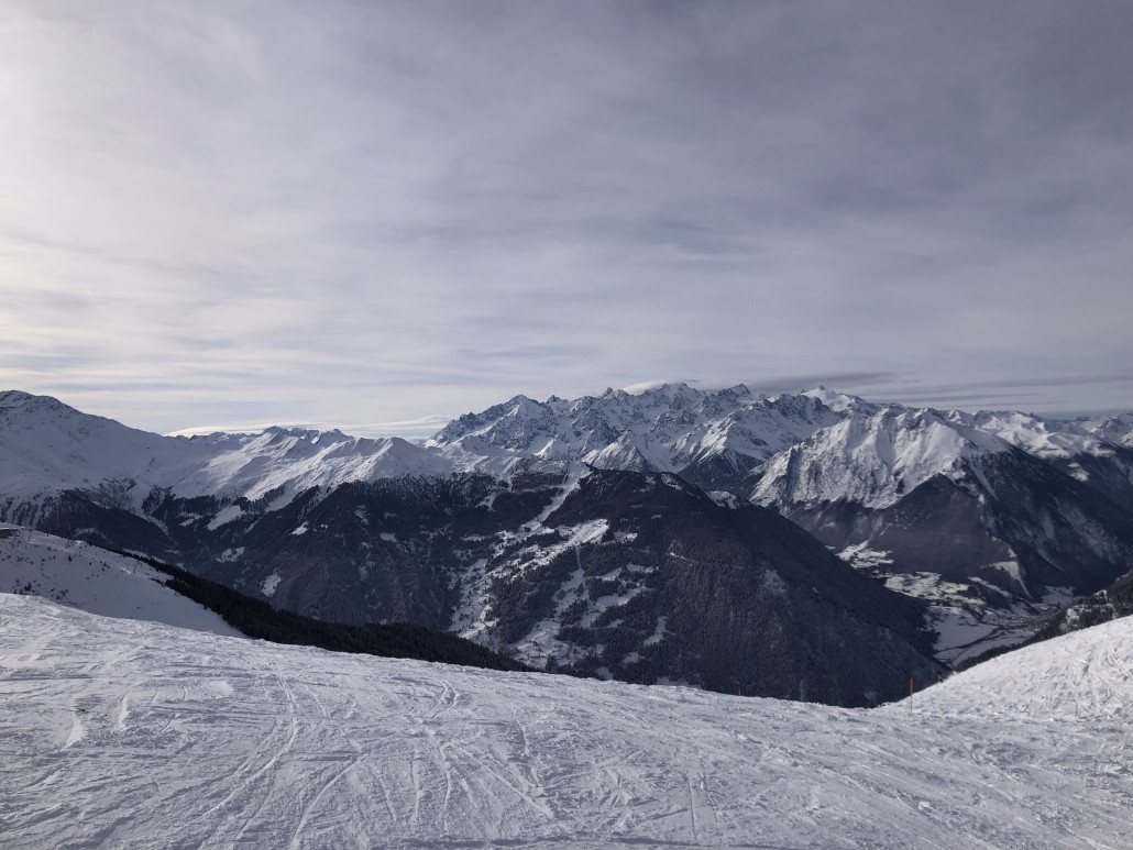 Den tatsächlichen Col des Mines, hier wird es bis in Verbier runter gehen.