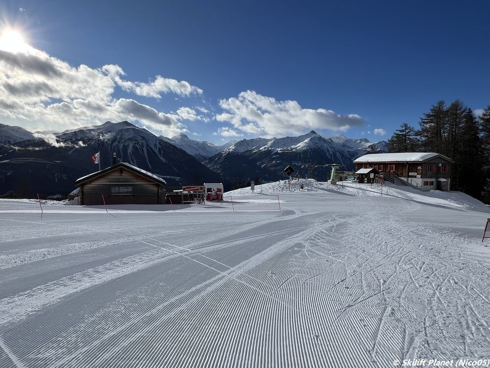 Bergstation Sesselbahn und Bergrestaurant