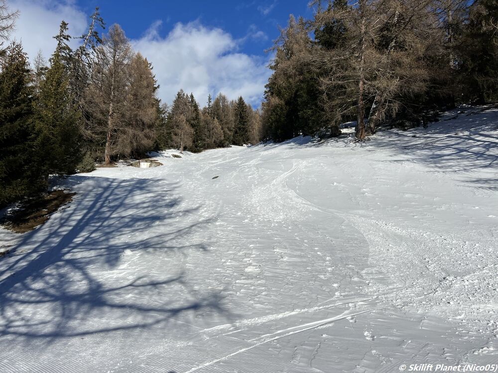 geschlossene Variante der Talabfahrt