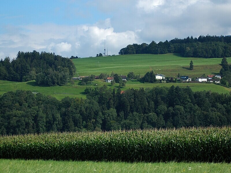 Blick vom Tal auf Oberfresch