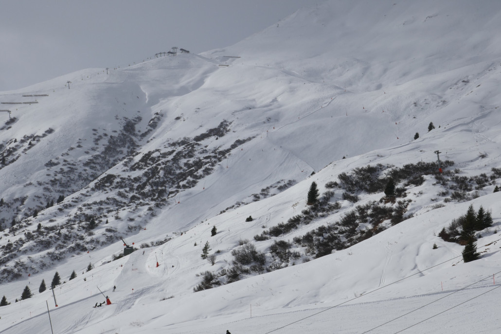 Sattelbahn und Kerbbodenabfahrt