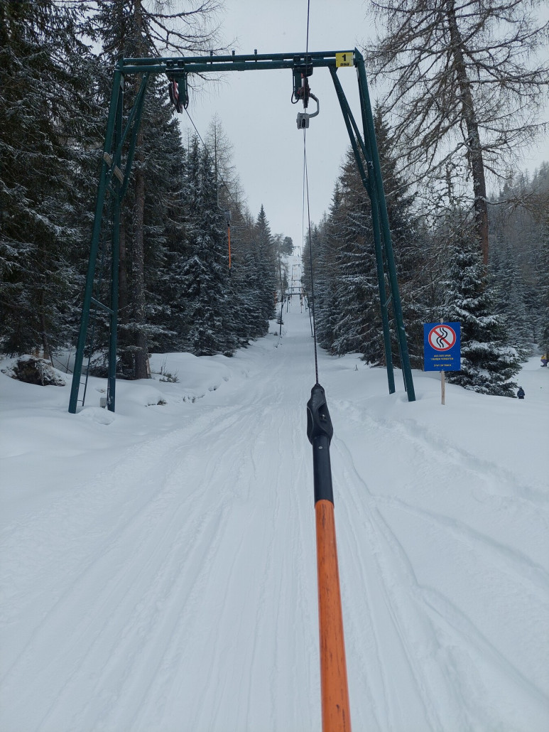Trassenverlauf des Galsterbergalmlifts