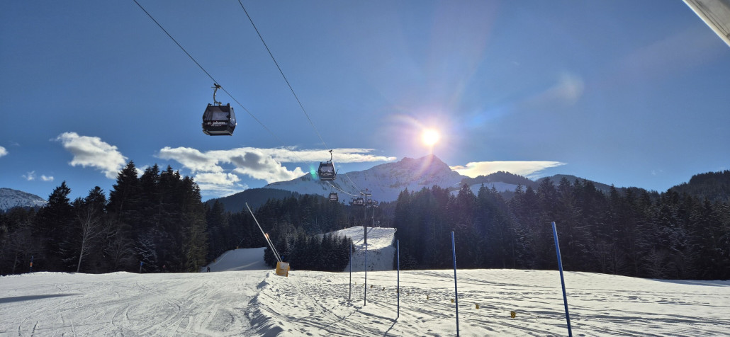Eichenhofbahn 1 Blick aufs Kitzbüheler Horn