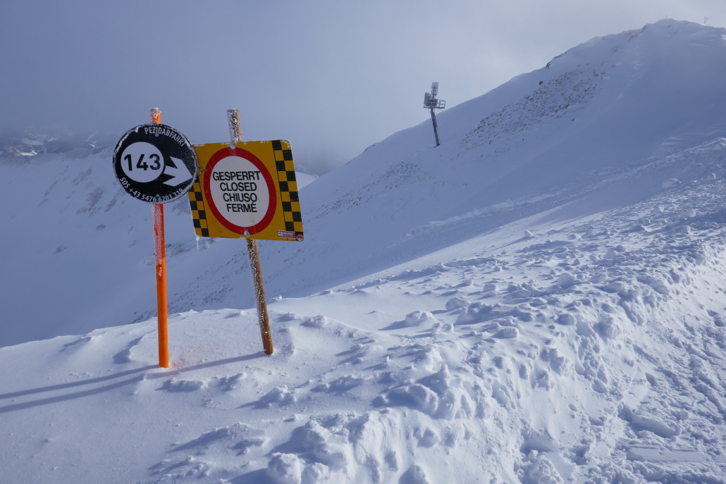 Pezidabfahrt noch gesperrt