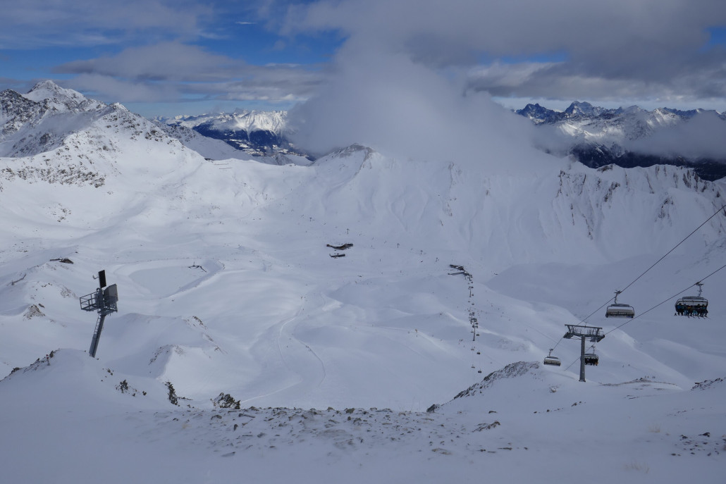 Masnerkopf oben. Pezid im Nebel