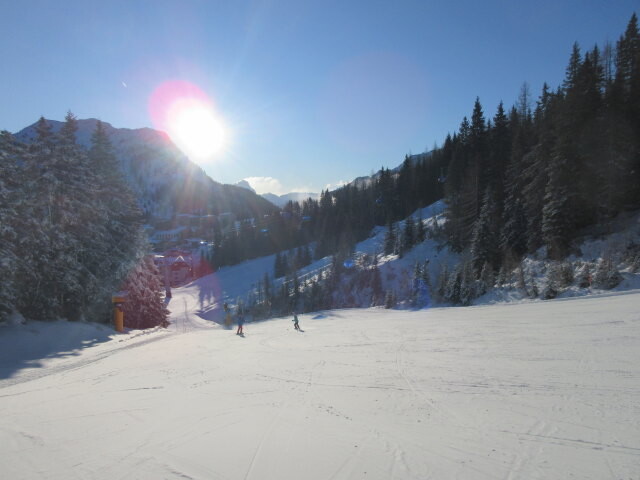 Tröglabfahrt, darüber der 6-CLD-B Trögl