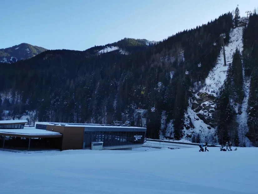 4. In Viehhofen ganztags schattig. Und Kaaaaalt.