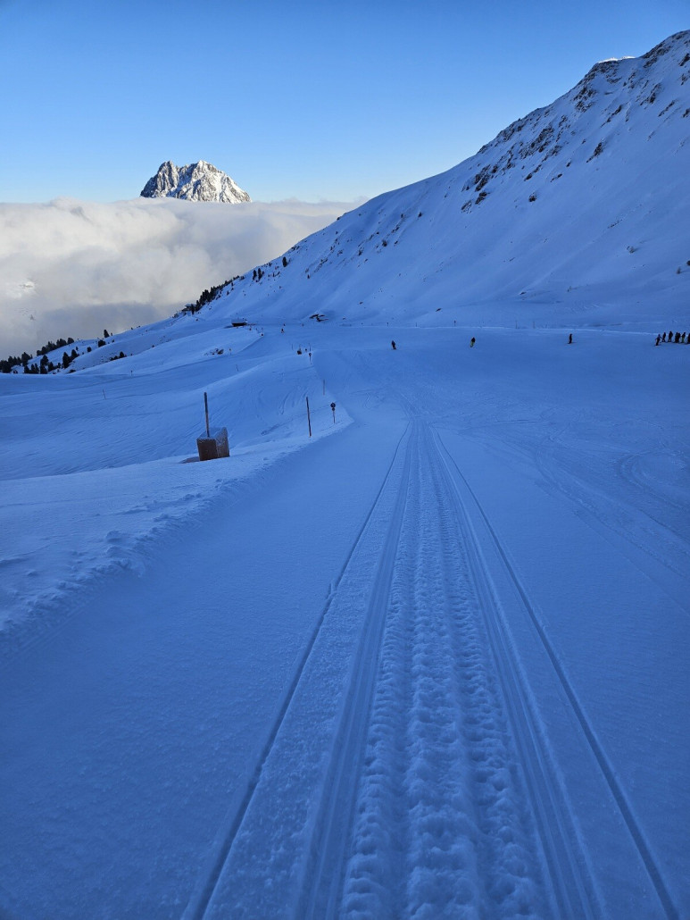 morgens auf der frostigen 5a