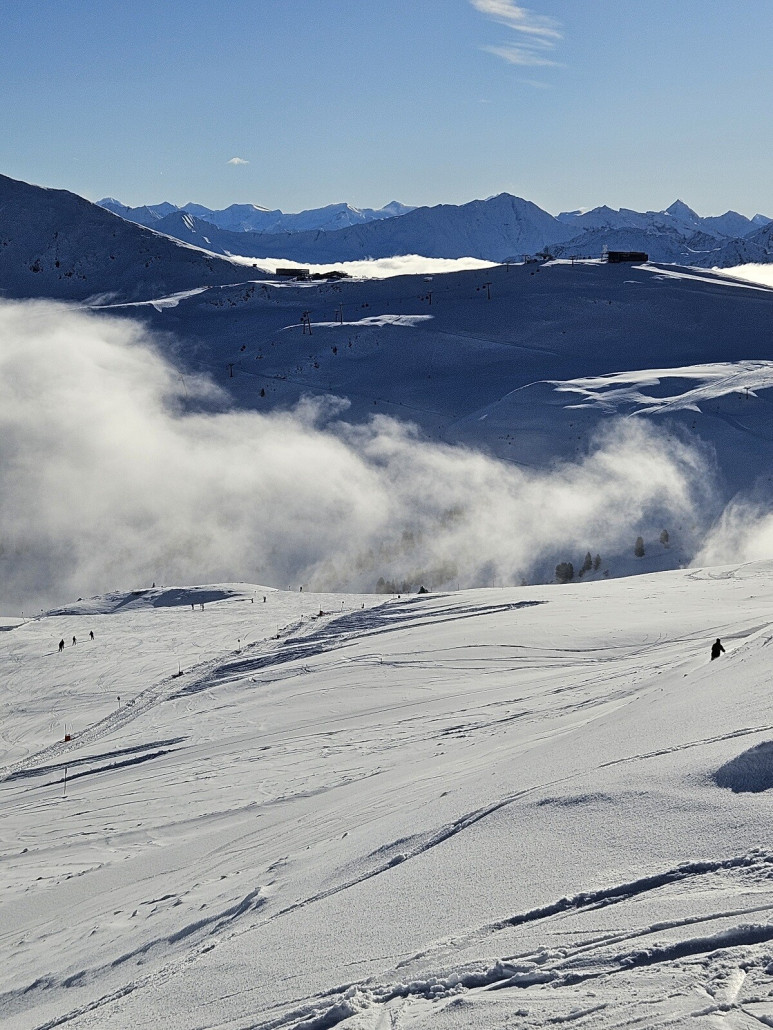 Sonne matchte sich mit dem Nebel den ganzen Vormittag