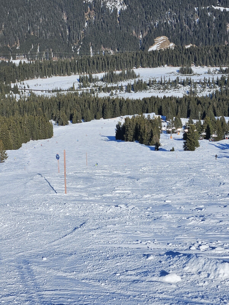 super zum Laufenlassen die Blaue am Duxer Bubble Lift
