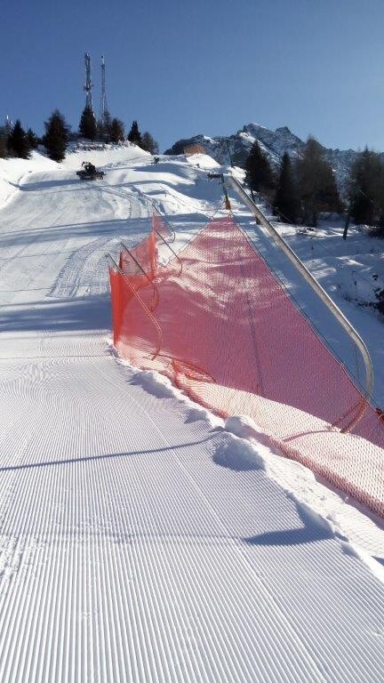 Piste am Angelo in Vorbereitung