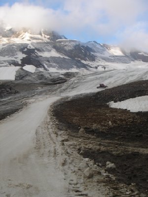 Ende der Piste...kein Gletscher mehr.