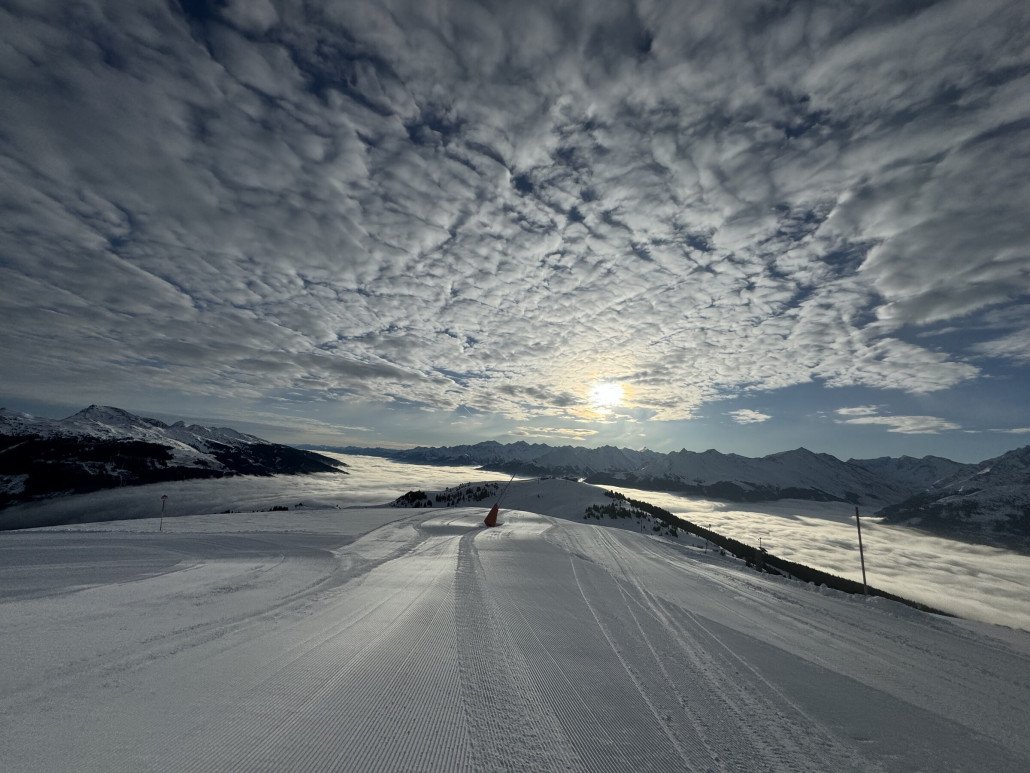 Freitag morgen im Tal noch Neblig