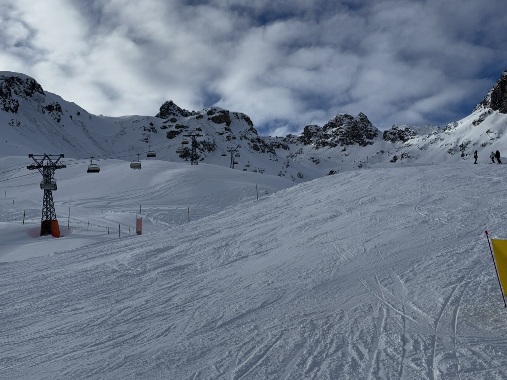 Glüna mit den Abfahrten gefiel mir heute auch sehr gut