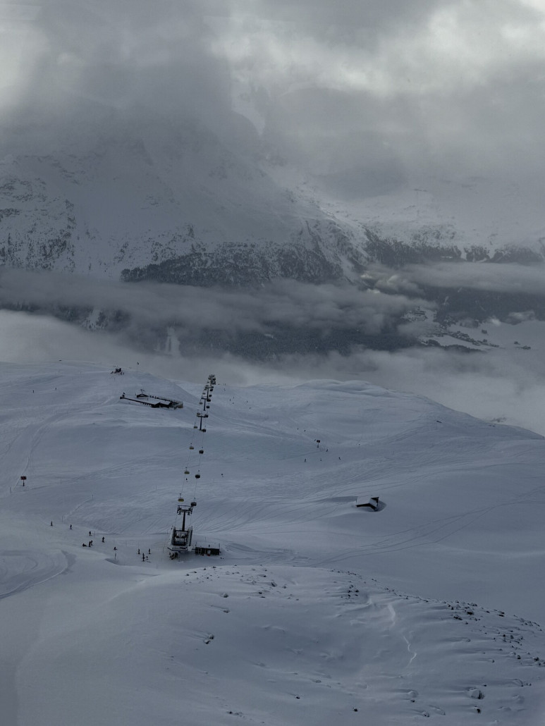 Blick in den hintersten Sektor mit Piste 1