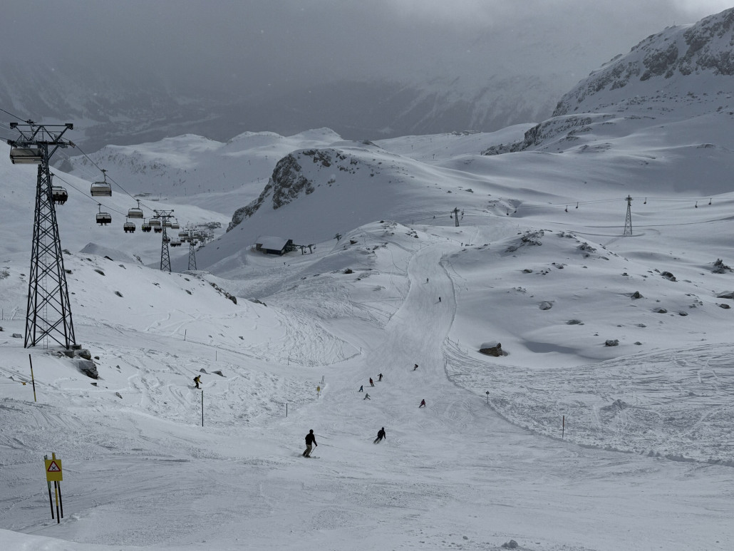 Auf der schwarzen 19 am Glüna, auch heute wieder top