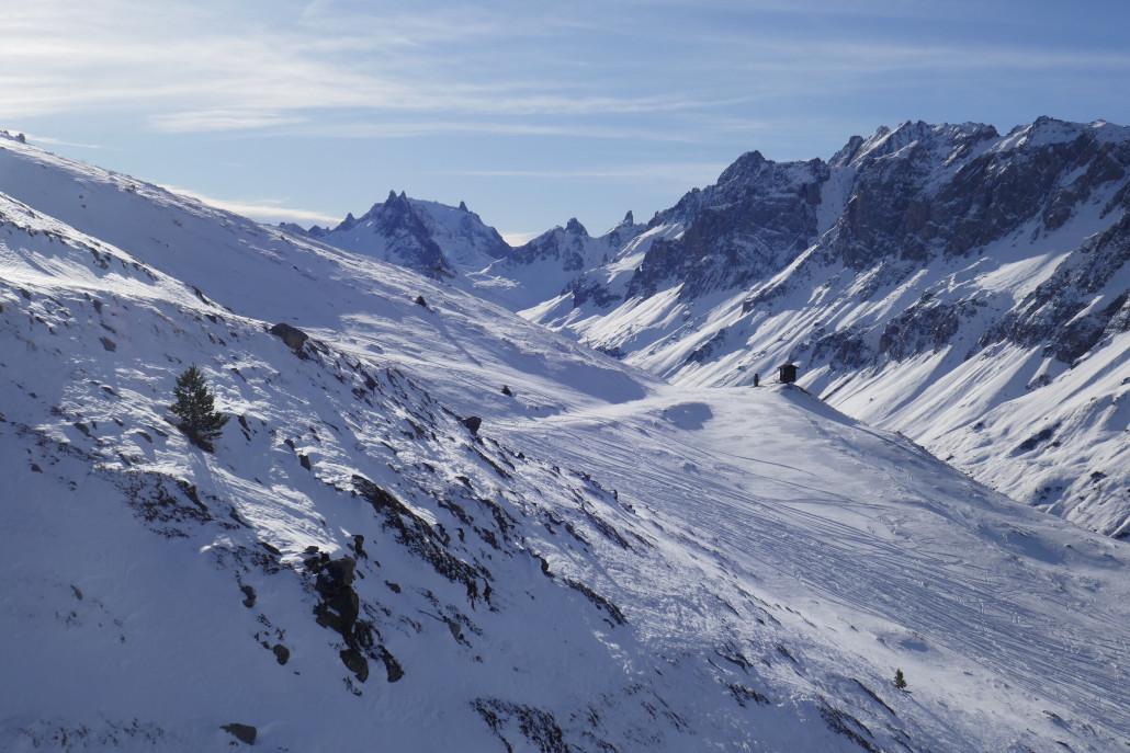 Blick ins ein Tal Richtung Süden