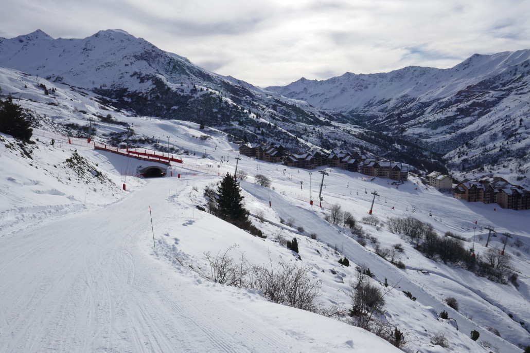 Mittlerer Teil Valmeinier mit einer 6KSB und einer 4SB.