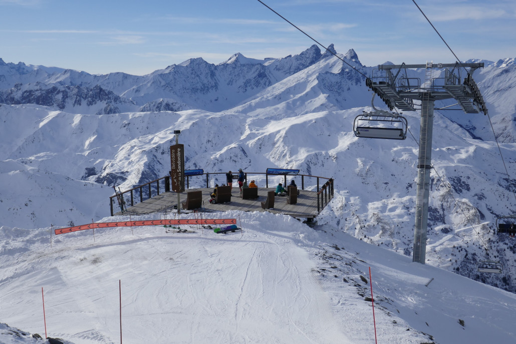 Wieder oben. Aussichtsplattform