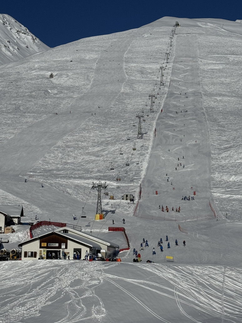 Links Muntatsch bzw. rote 1, rechts Buera bzw. Schwarze 2 mit Rennen
