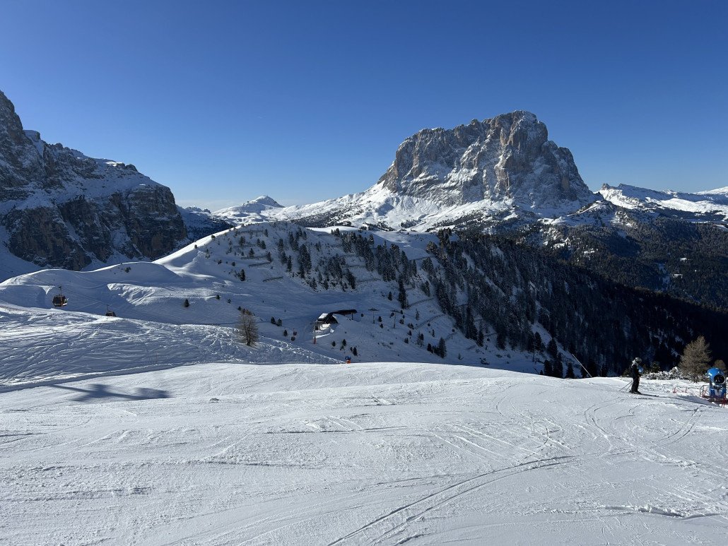 Dantercepies gab es zwar Wartezeiten, aber die Pisten waren meist frei