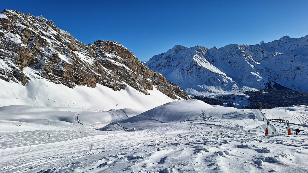 Piste rechts des Tre Ormen Skilift