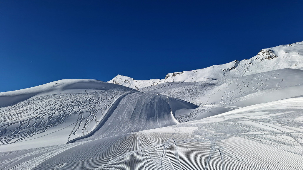 Piste rechts des Tre Omen Skilift