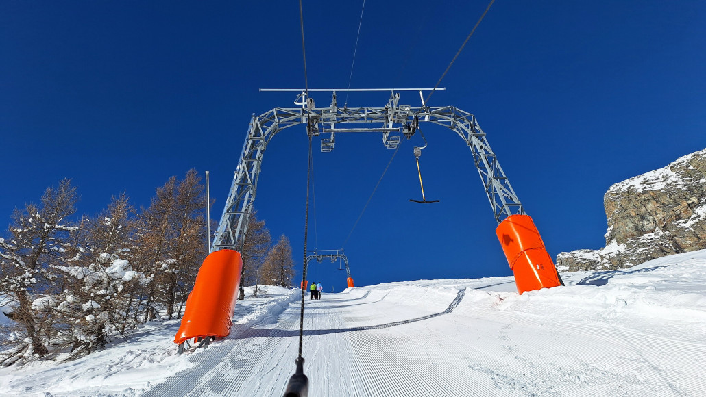 Zuerst gehts Steil hoch