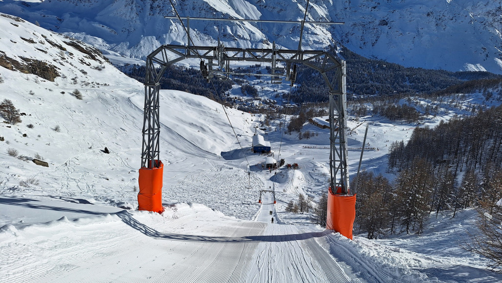 Blick zurück, dann wirds etwas flacher