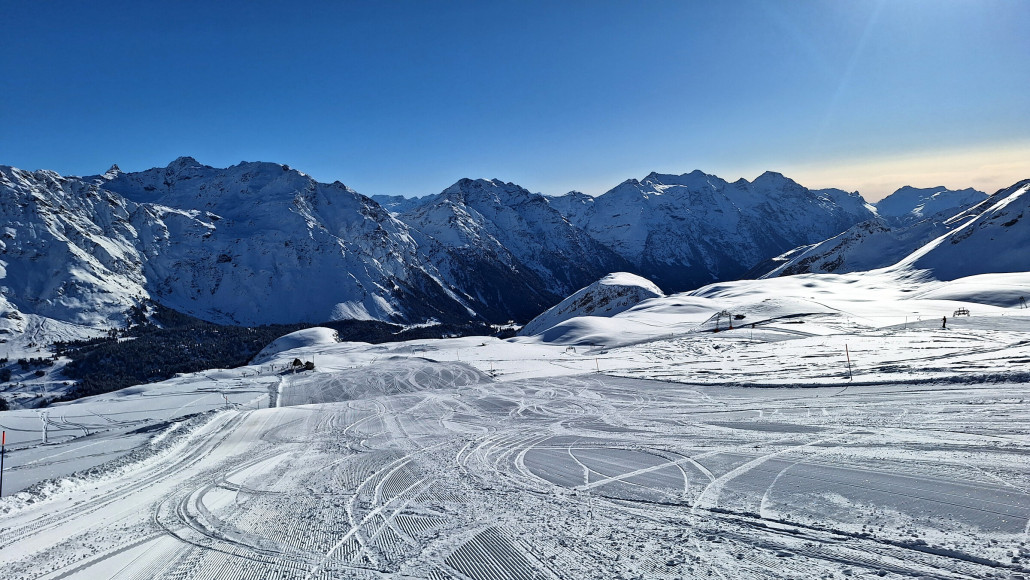 Piste links vom Tre Omen