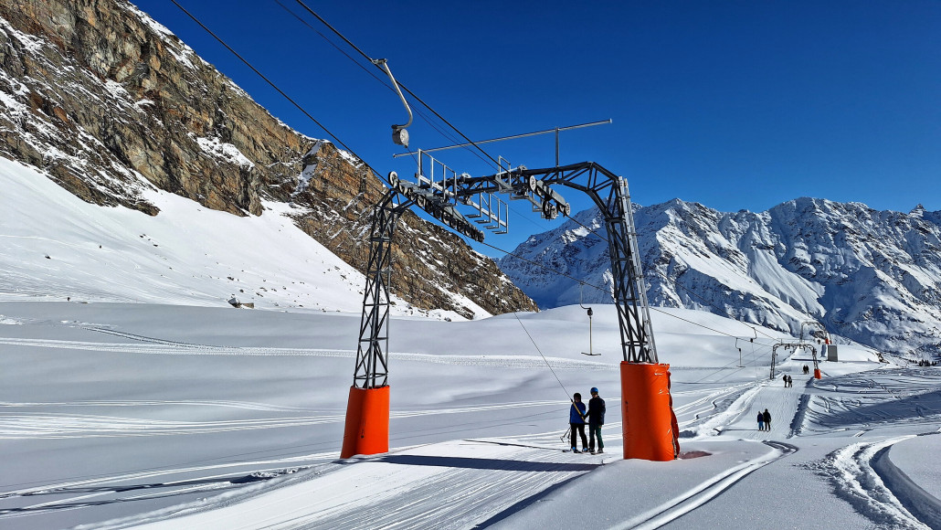 der flachere Abschnitt zur Erholen