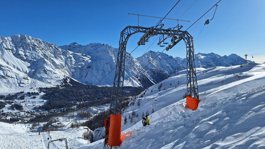 Skilift Tre Omen Zwischenzeitlich auch wieder steiler