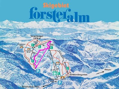 viollett: die neue route + sessellift